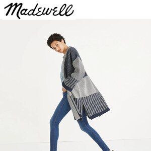 Madewell Collage Open Cardigan - Size XS - NWT